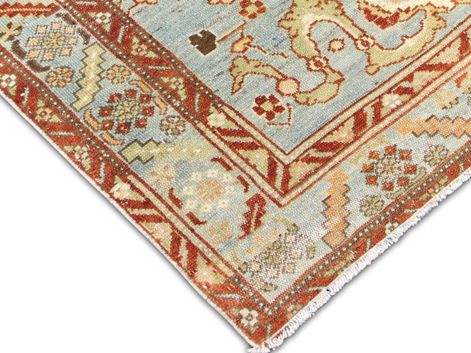 Semi Antique Persian Melayer Runner - 3'10" x 14'