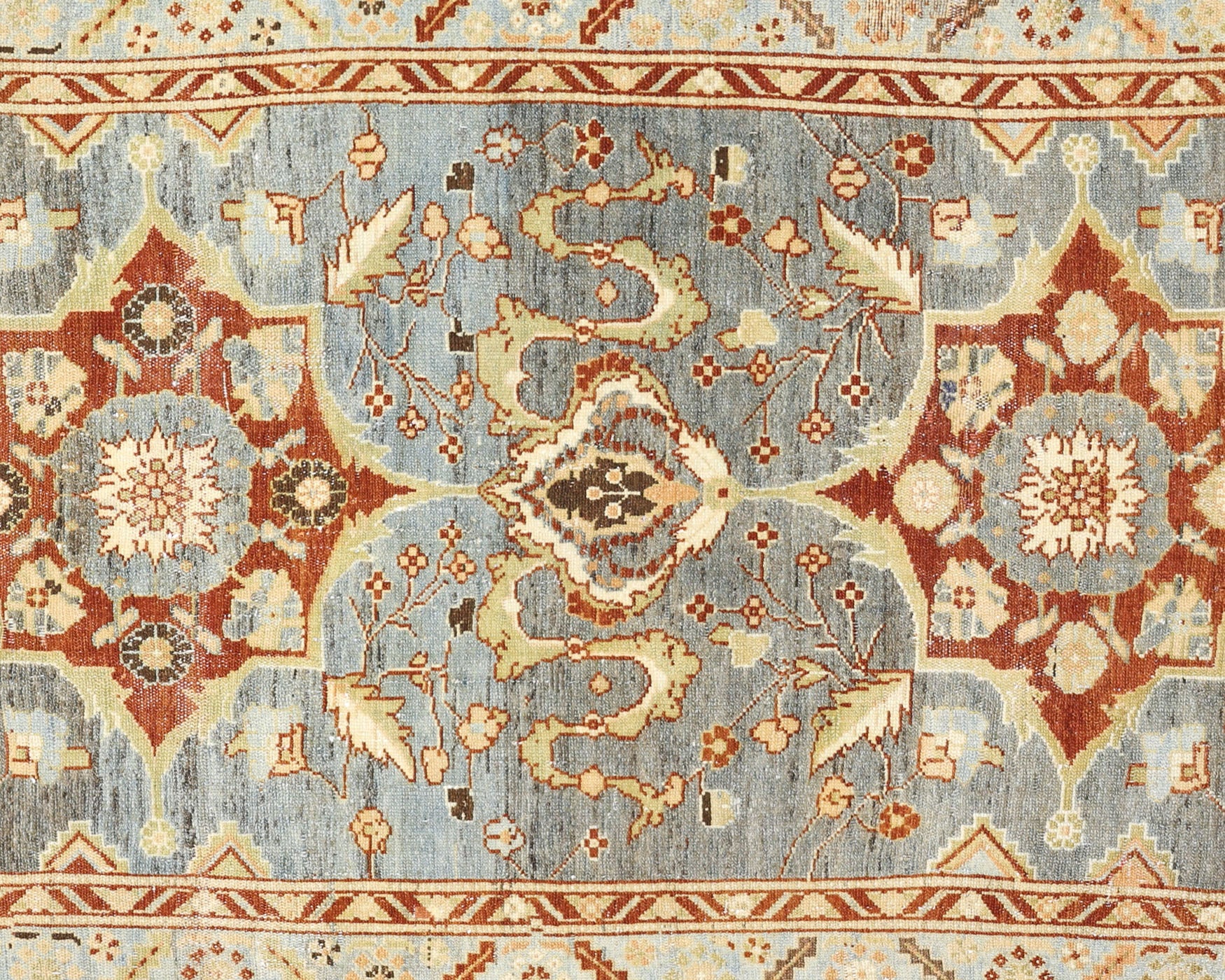 Semi Antique Persian Melayer Runner - 3'10" x 14'