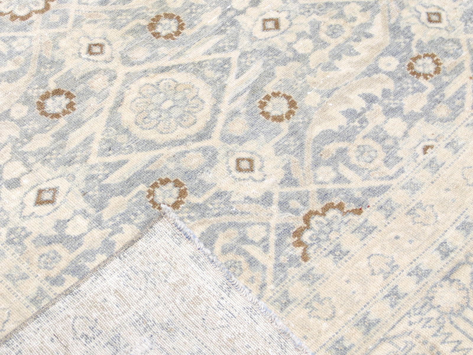 Semi Antique Persian Tabriz Rug - 7'2" x 11'