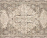 Semi Antique Persian Melayer Rug in Taupe,Beige tones and an Medallion pattern. Measuring 2 feet 6 inches x 10 feet 2 inches – SKU 240403