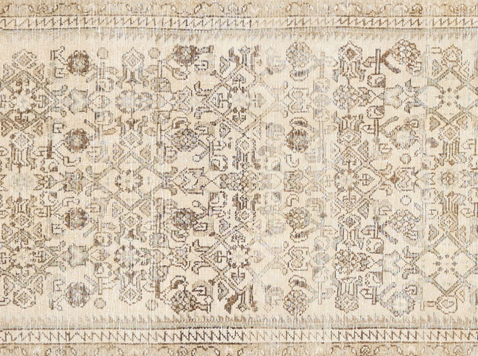 Semi Antique Persian Melayer Rug - 2'9" x 8'7"