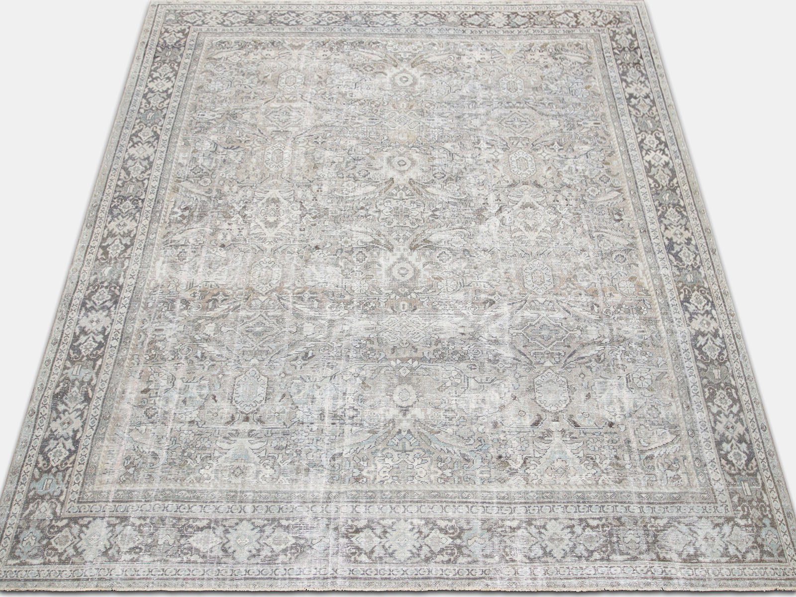 Antique Persian Mahal Rug - 10'7" x 13'5"