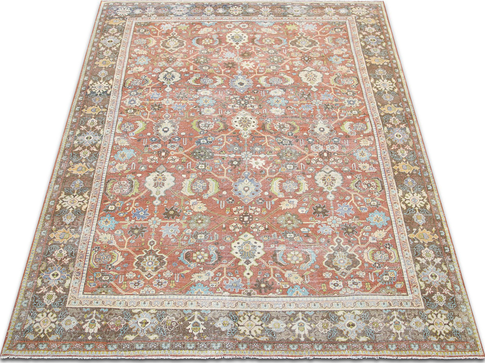 Antique Persian Mahal Rug - 8'6" x 11'6"