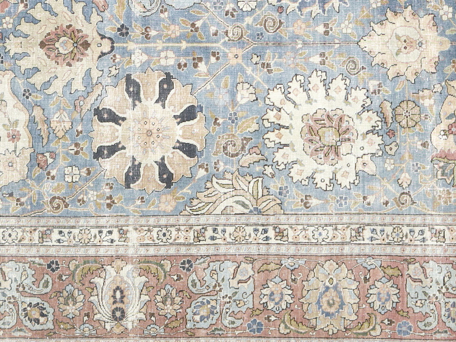 Antique Persian Tabriz Rug - 11'8" x 14'4"