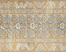 Antique Persian Melayer Rug in Blue,Ivory tones and an All Over pattern. Measuring 3 feet 4 inches x 10 feet 1 inches – SKU 240416