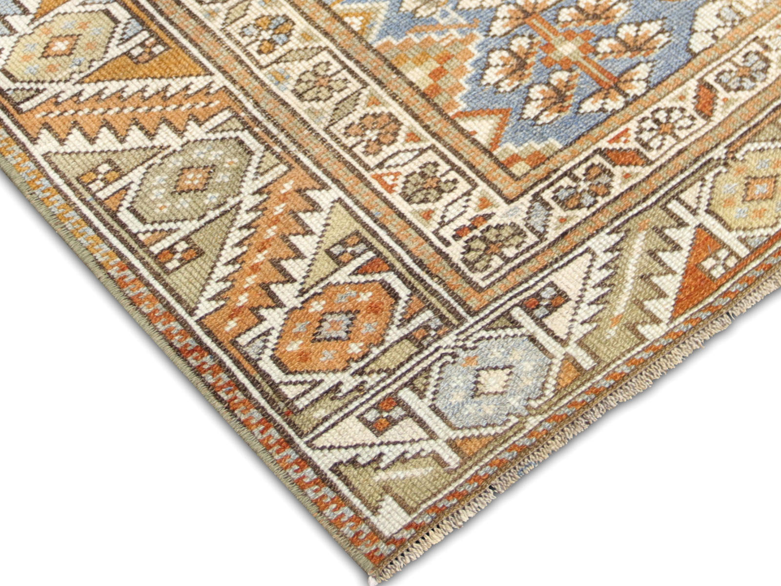 Antique Persian Melayer Runner - 3'4" x 10'2"