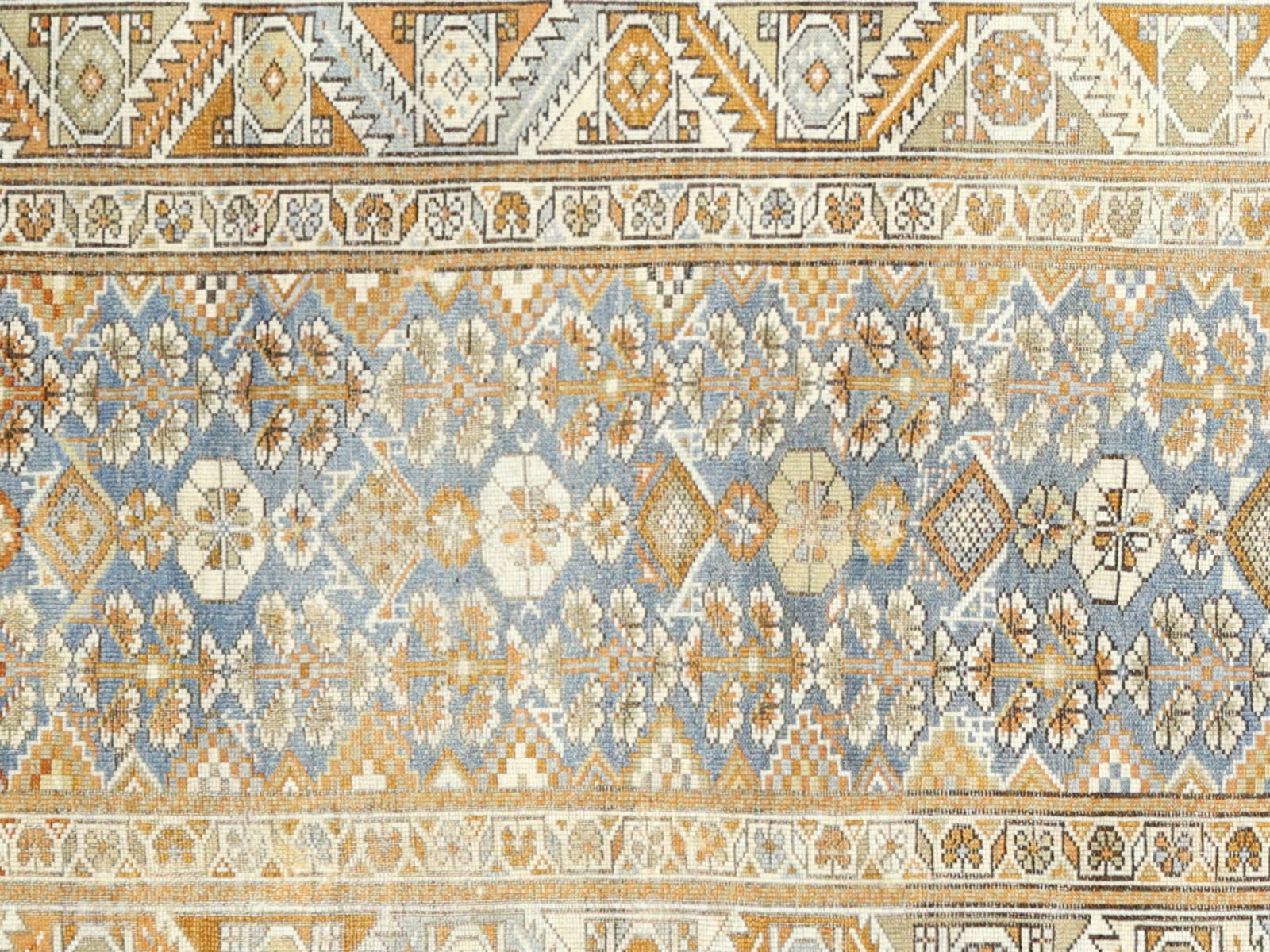 Antique Persian Melayer Runner - 3'4" x 10'2"