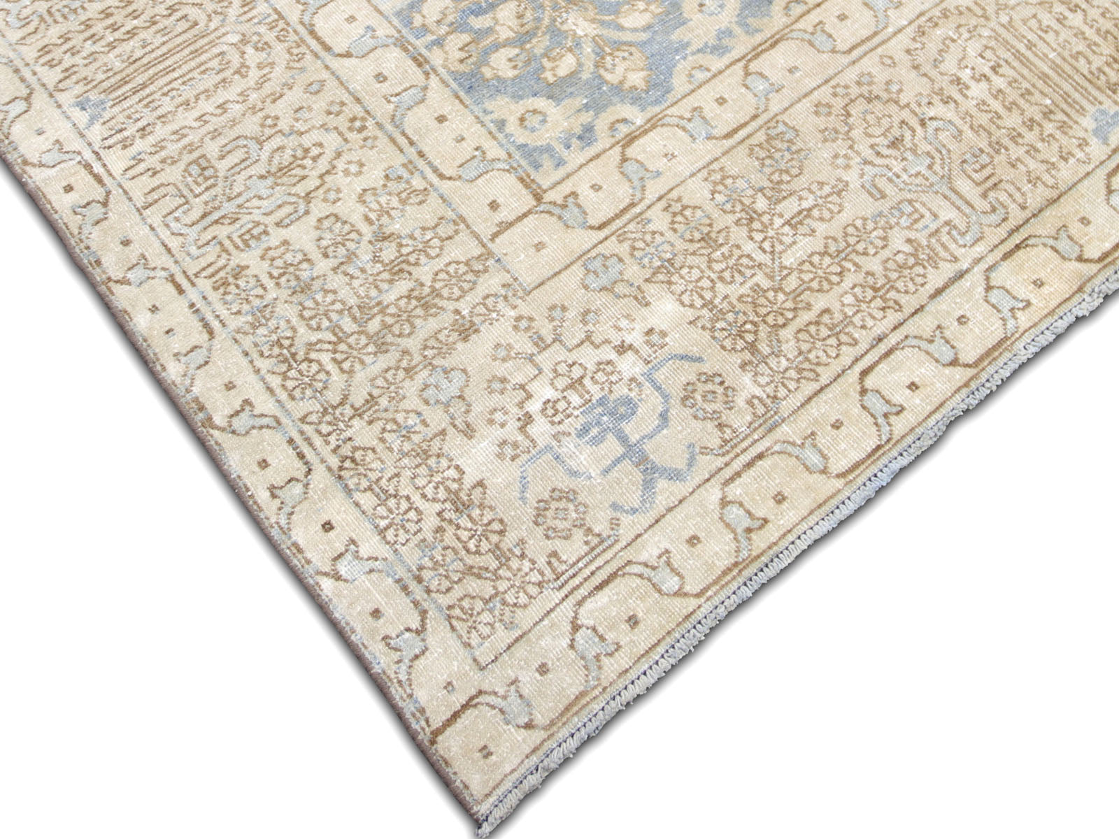 Semi Antique Persian Tabriz Rug - 8'5" x 10'6"