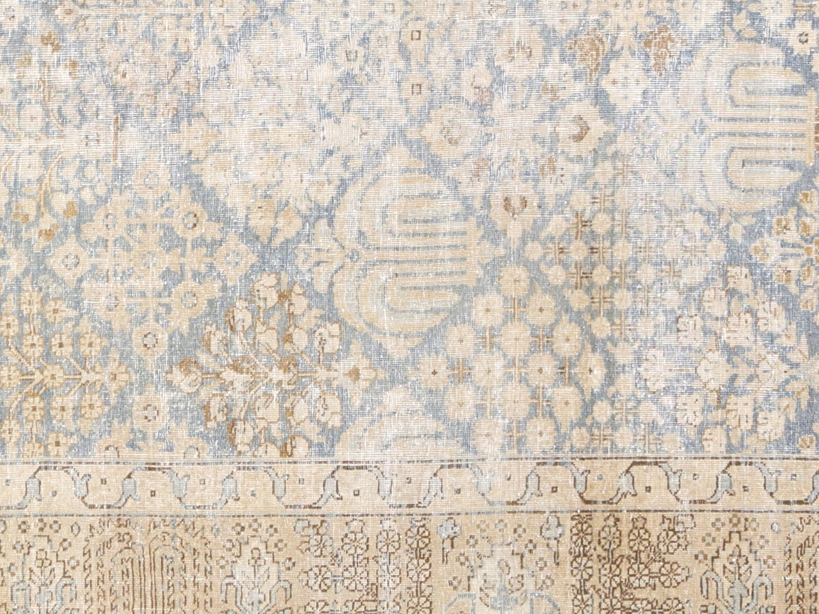 Semi Antique Persian Tabriz Rug - 8'5" x 10'6"