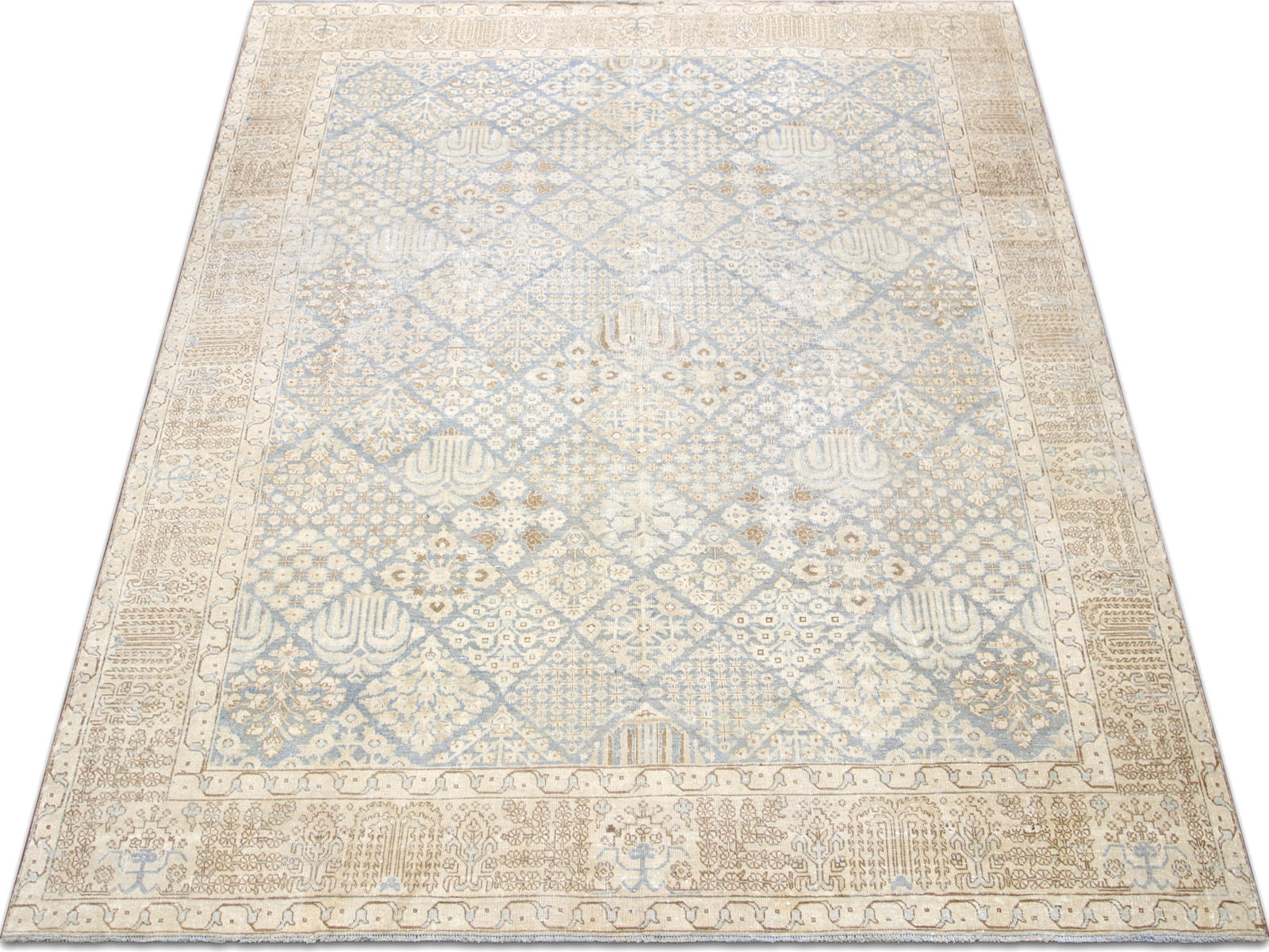 Semi Antique Persian Tabriz Rug - 8'5" x 10'6"