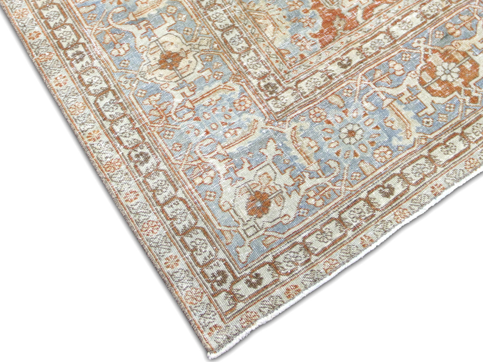 Semi Antique Persian Tabriz Rug - 6'9" x 9'9"
