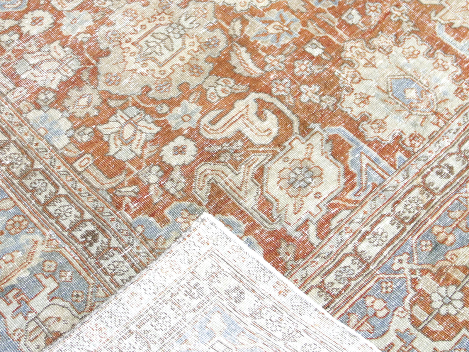 Semi Antique Persian Tabriz Rug - 6'9" x 9'9"
