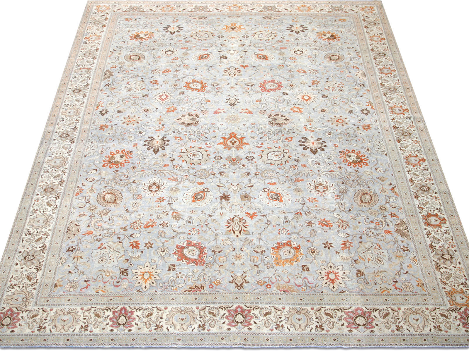 Antique Persian Tabriz Rug - 11'7" x 17'2"