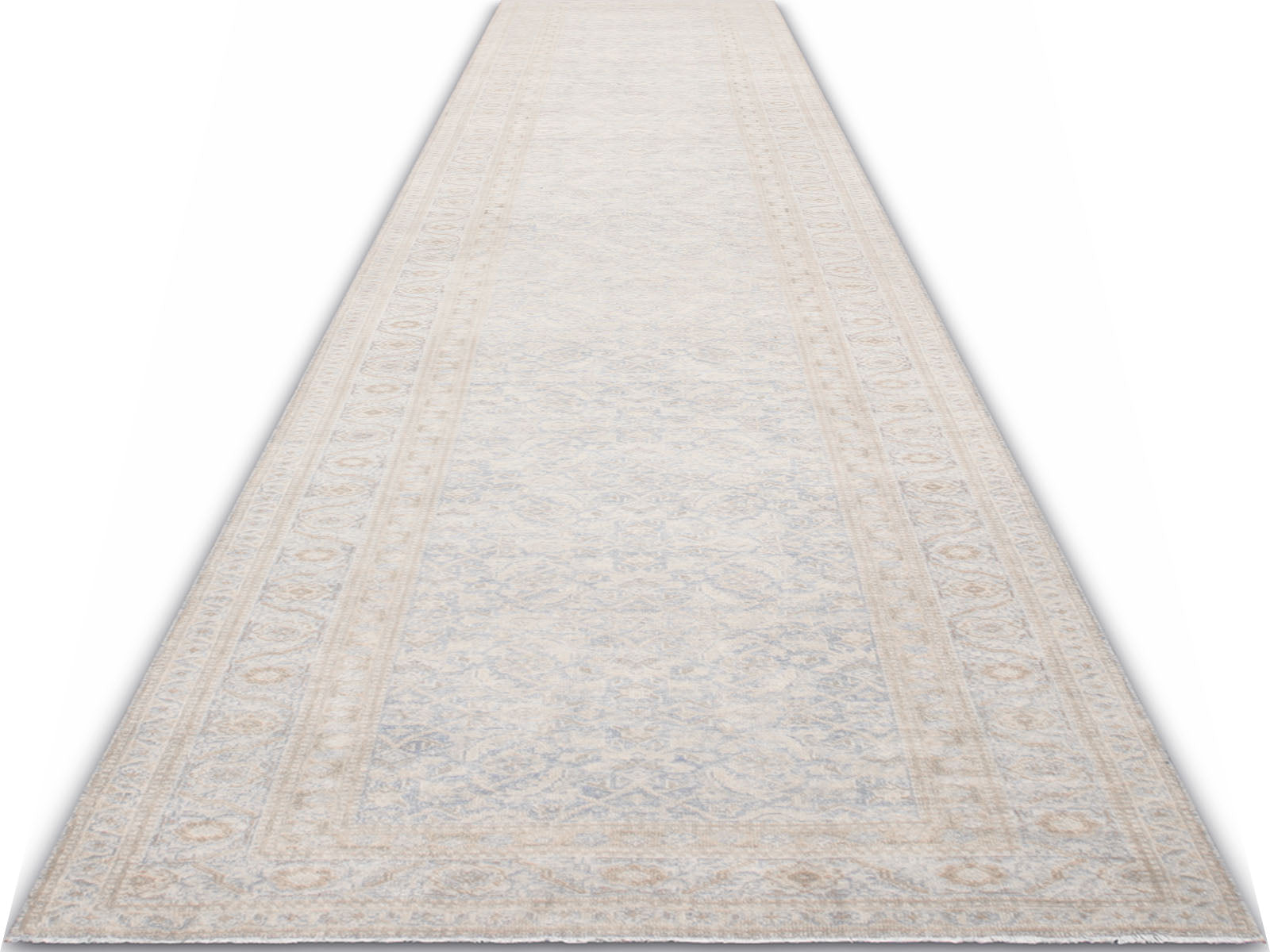 Semi Antique Persian Melayer Runner - 2'10" x 17'11"