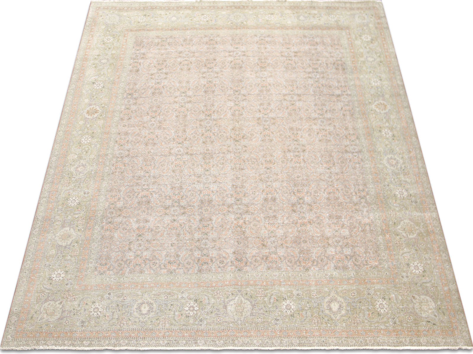 Antique Persian Tabriz Rug - 8'7" x 10'2"