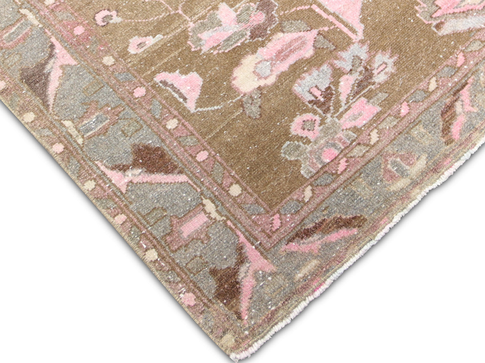 Semi Antique Persian Melayer Runner - 3'11" x 17'2"