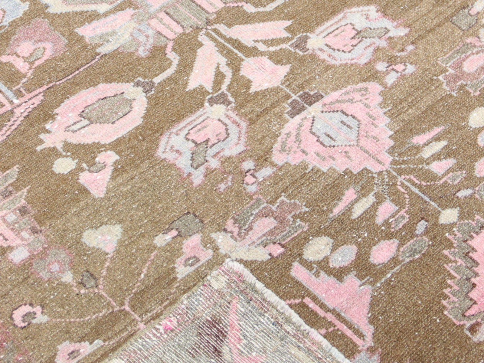 Semi Antique Persian Melayer Runner - 3'11" x 17'2"