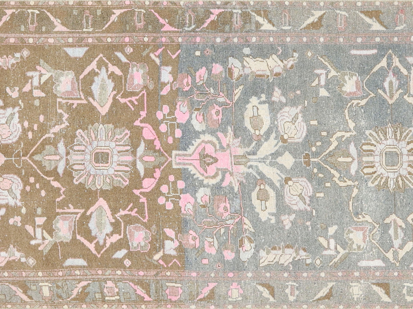 Semi Antique Persian Melayer Runner - 3'11" x 17'2"