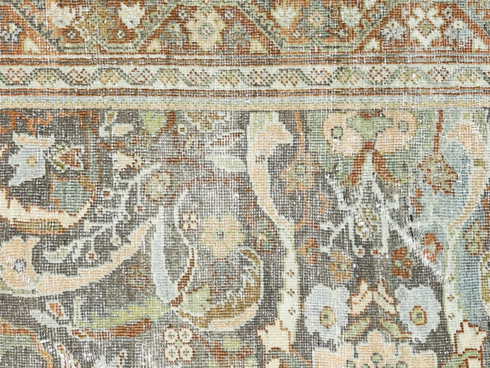 Antique Persian Mahal Rug - 4'4" x 6'9"
