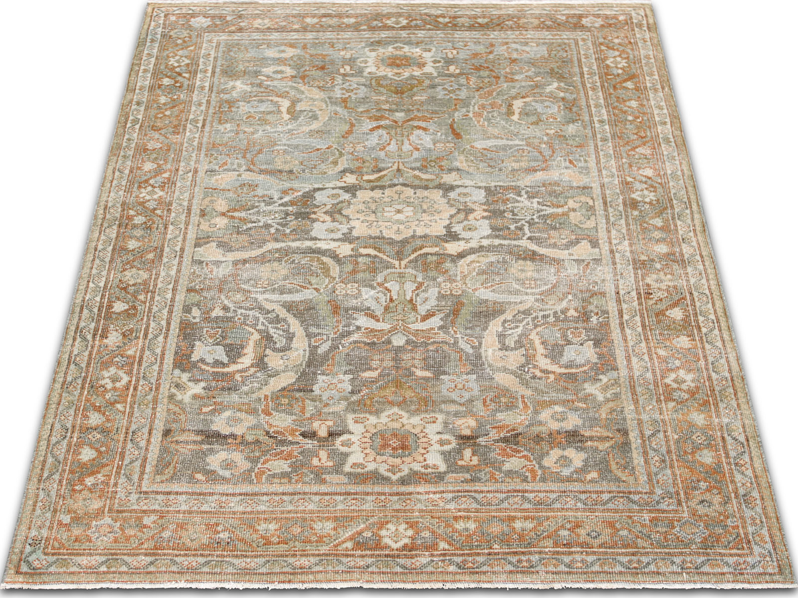 Antique Persian Mahal Rug - 4'4" x 6'9"