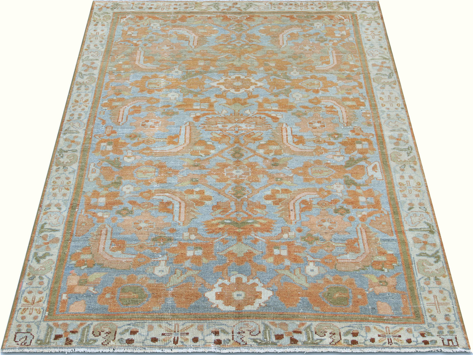 Antique Persian Melayer Rug - 4'3" x 6'11"