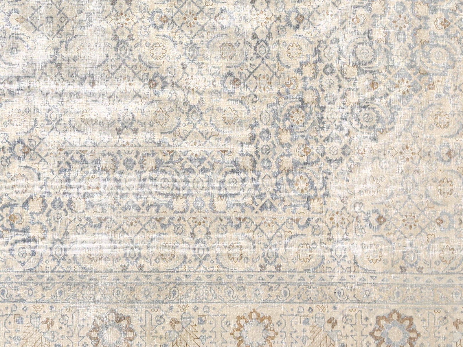Semi Antique Persian Tabriz Rug - 8' x 11'7"