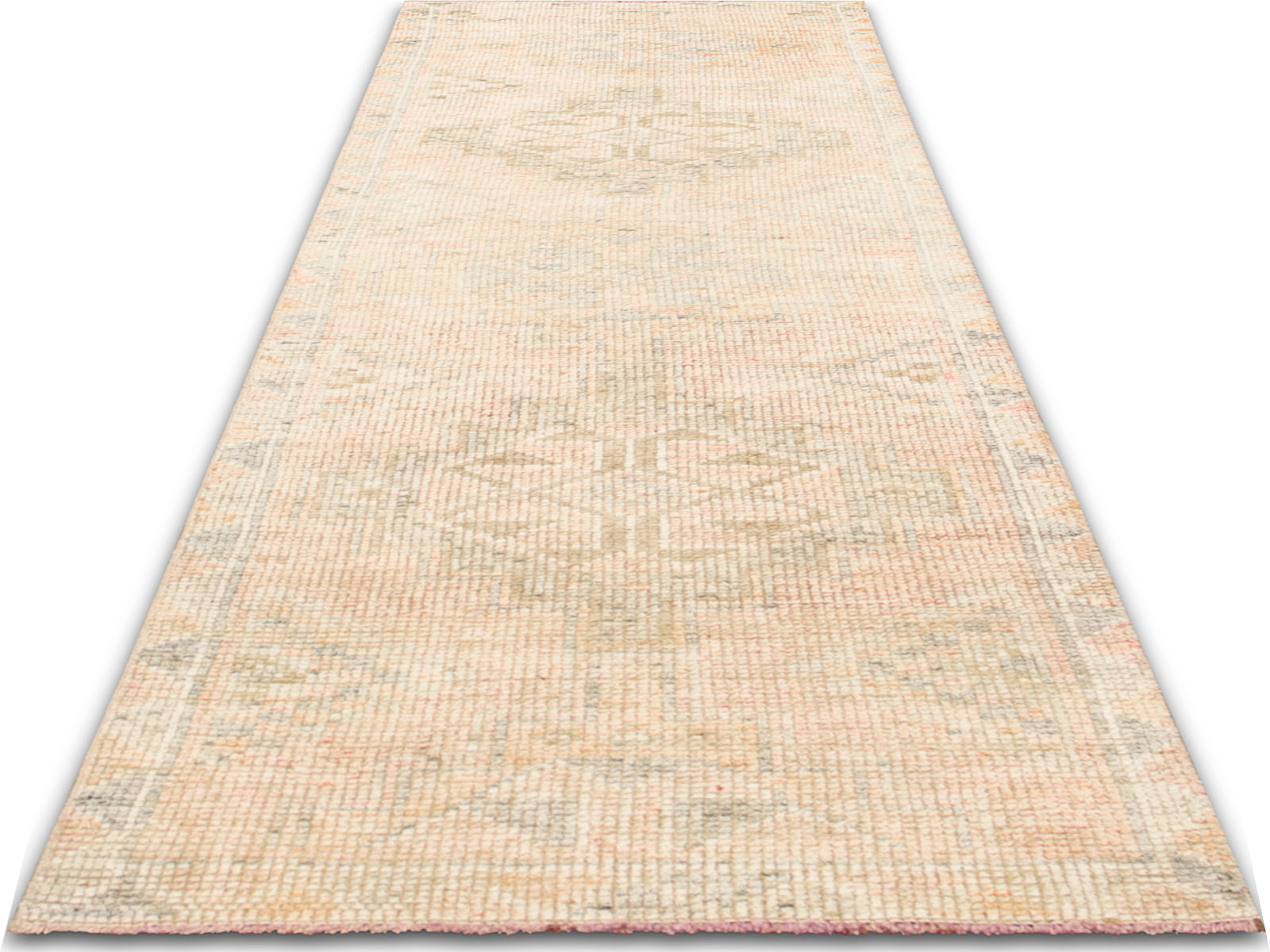 Vintage Turkish Oushak Runner - 2'11" x 11'1" - 240443