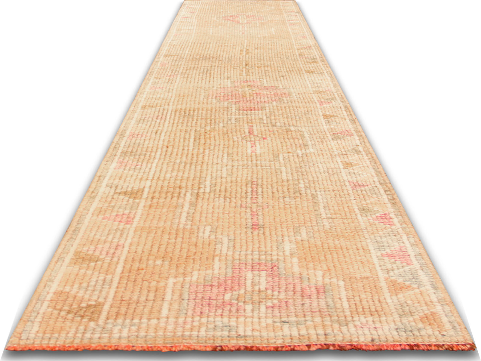 Vintage Turkish Oushak Runner - 2'5" x 12'3"