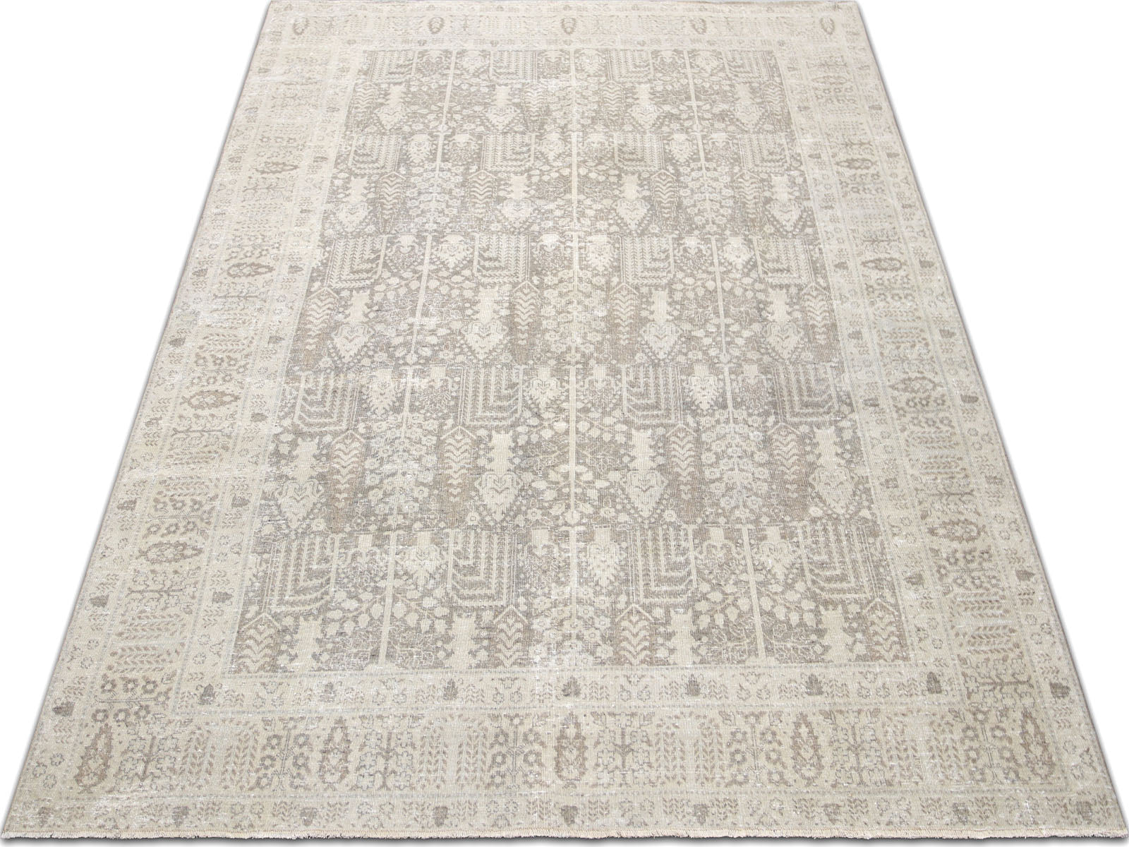Semi Antique Persian Tabriz Rug - 7'10" x 10'4"