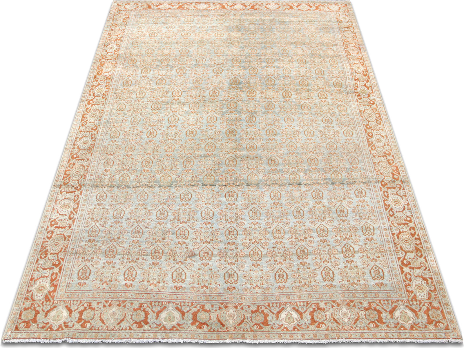 Antique Persian Melayer Rug - 4'11" x 8'1"