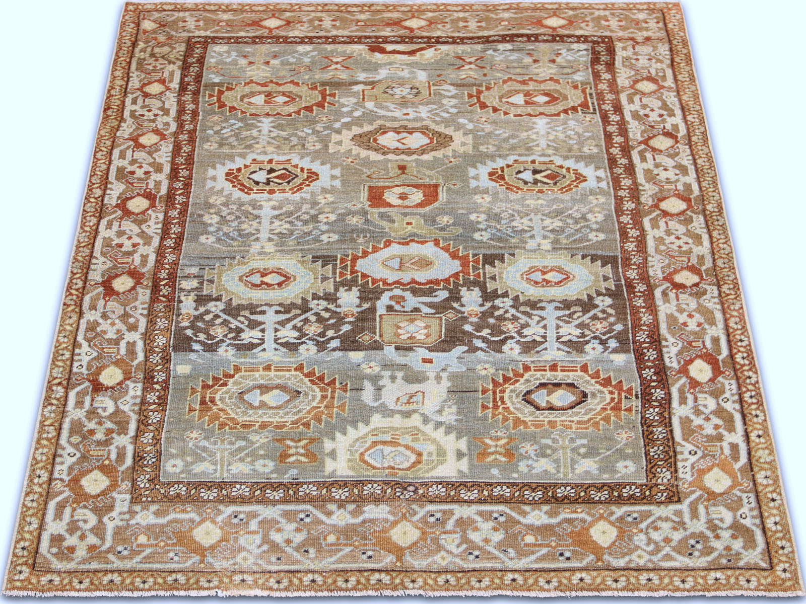 Antique Persian Bidjar Rug - 4' x 6'3"