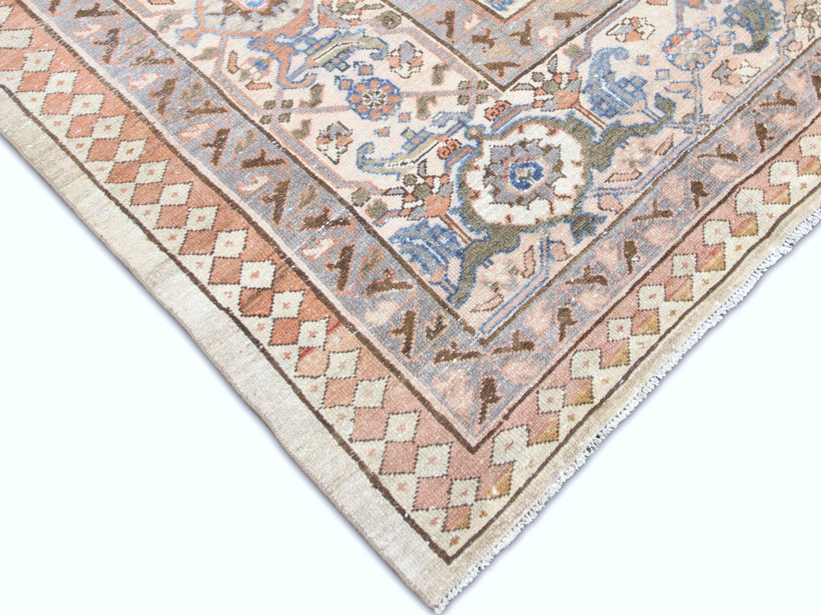 Antique Persian Heriz Rug - 11'3" x 14'4"