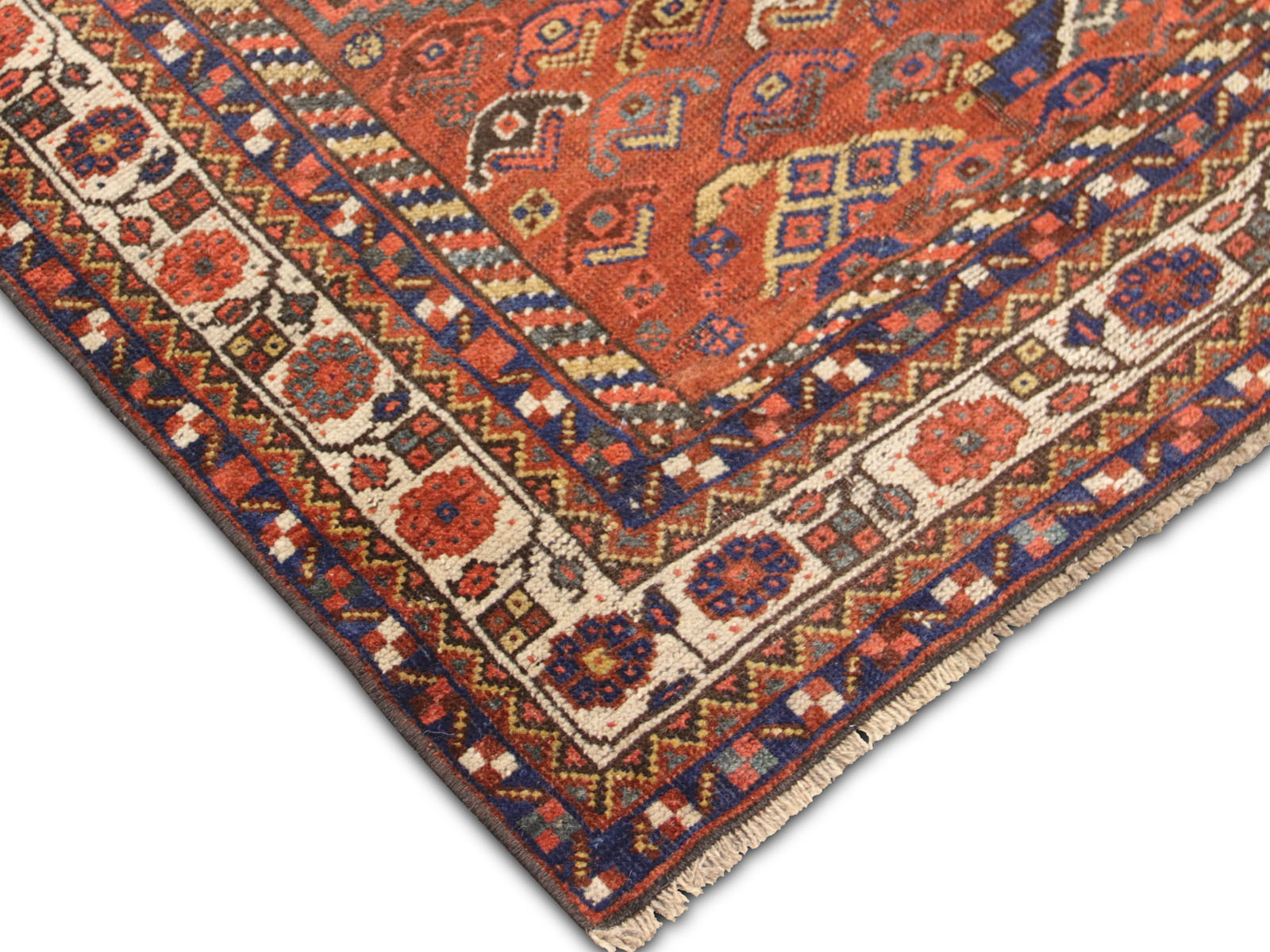 Antique Persian Shiraz Rug - 5'2" x 6'4"
