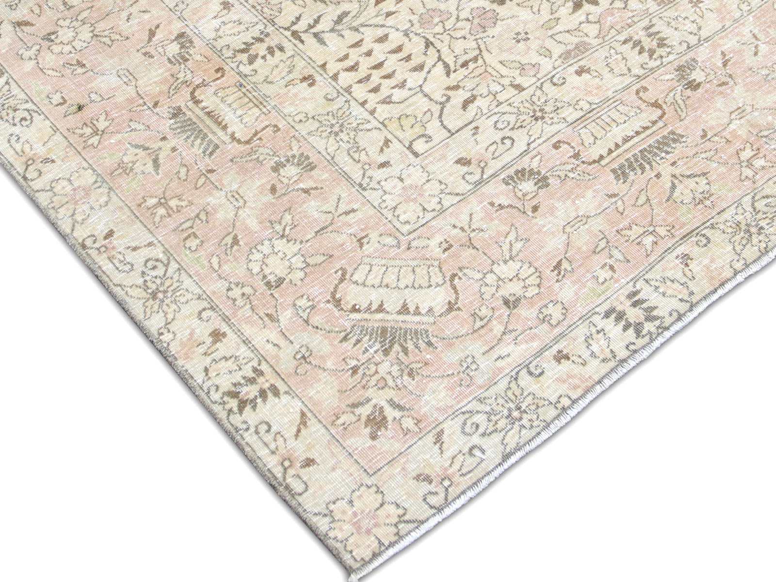 Semi Antique Persian Tabriz Rug - 8'3" x 10'6"