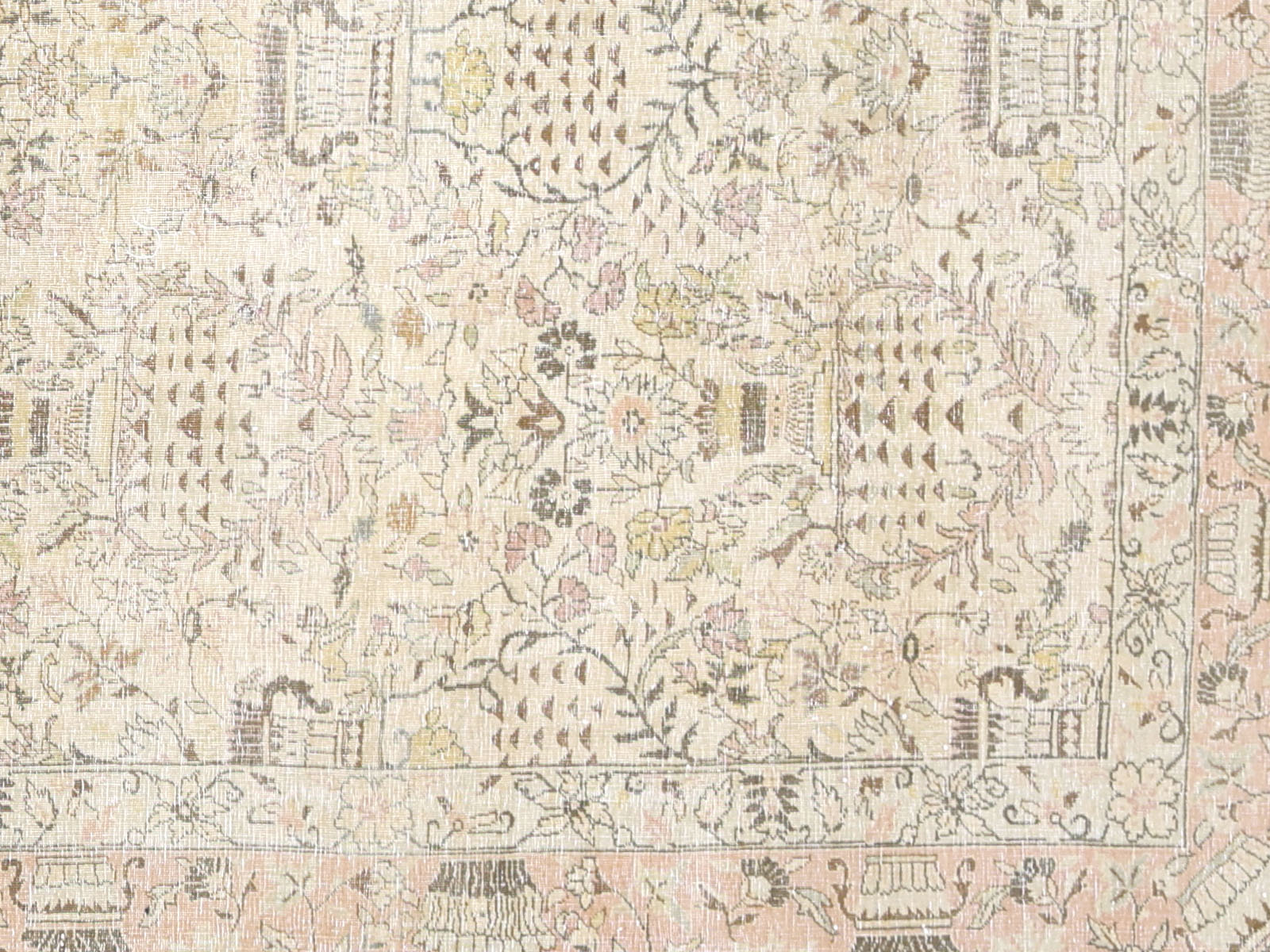 Semi Antique Persian Tabriz Rug - 8'3" x 10'6"