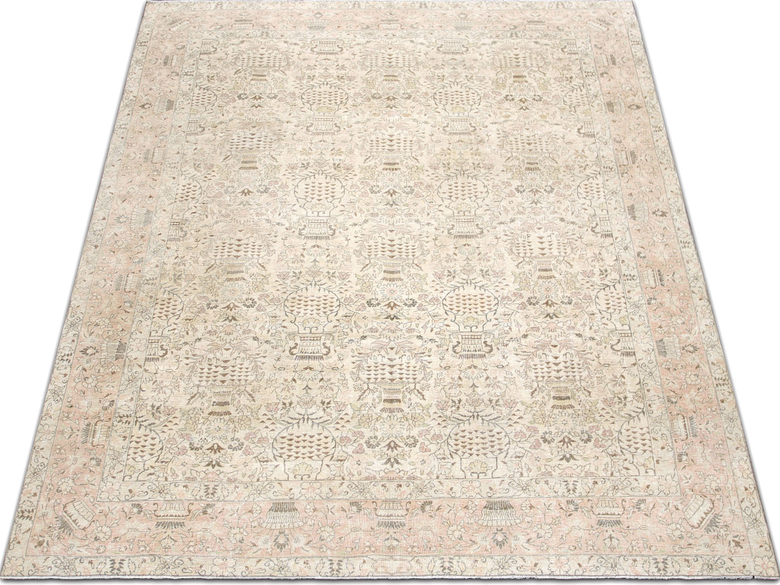 Semi Antique Persian Tabriz Rug - 8'3" x 10'6"