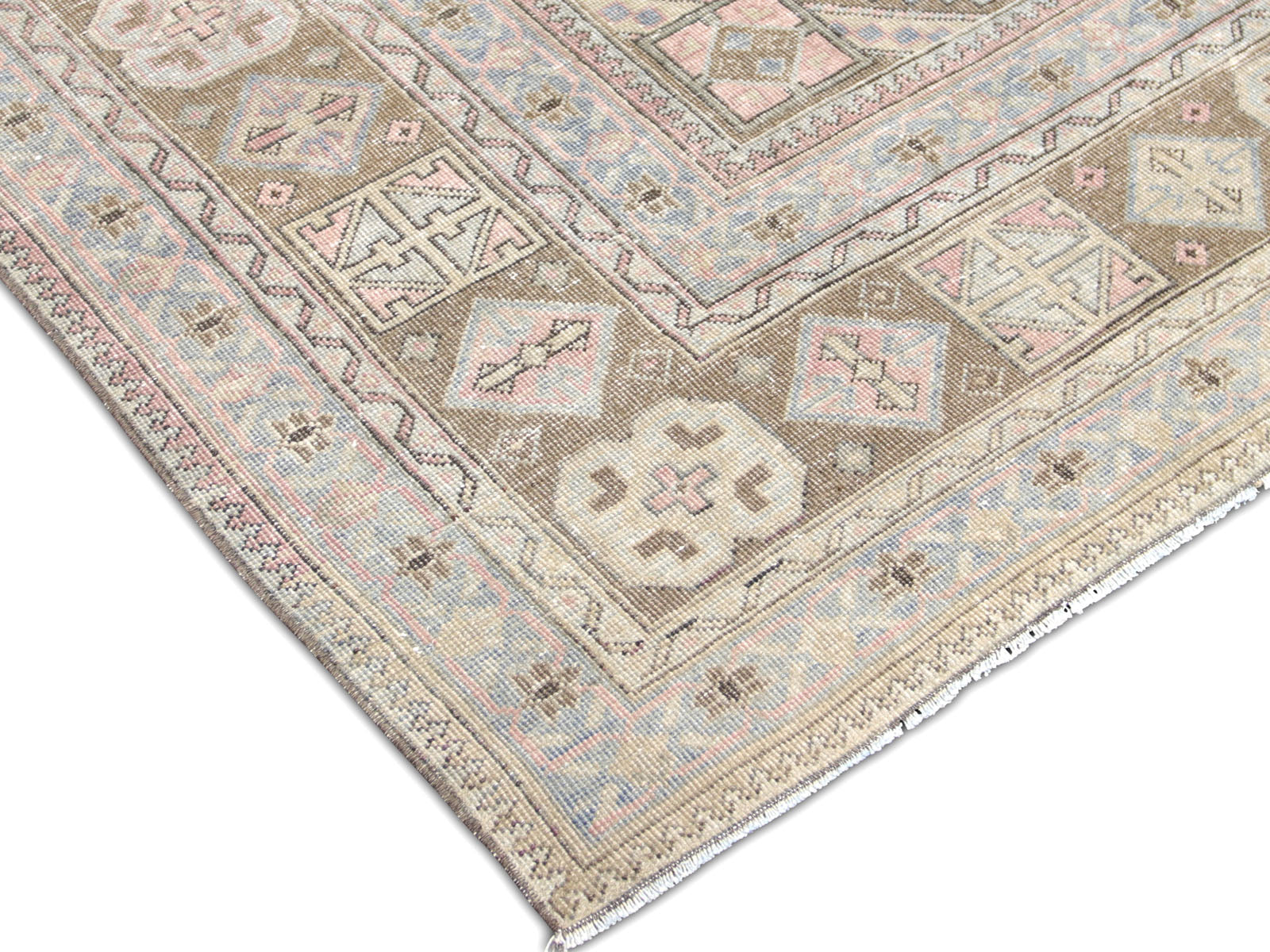 Semi Antique Persian Tabriz Rug - 8' x 11'