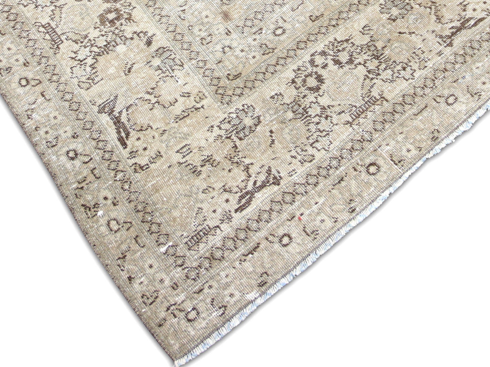 Antique Persian Tabriz Rug - 7'2" x 11'1"