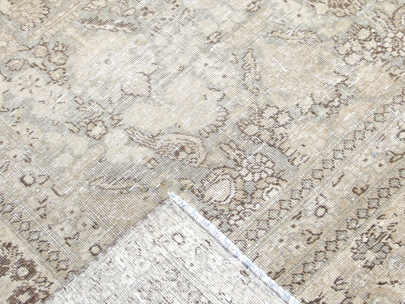 Antique Persian Tabriz Rug - 7'2" x 11'1"