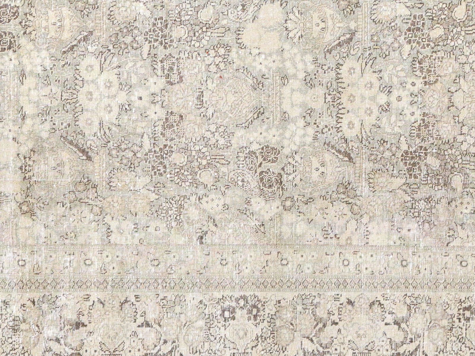 Antique Persian Tabriz Rug - 7'2" x 11'1"