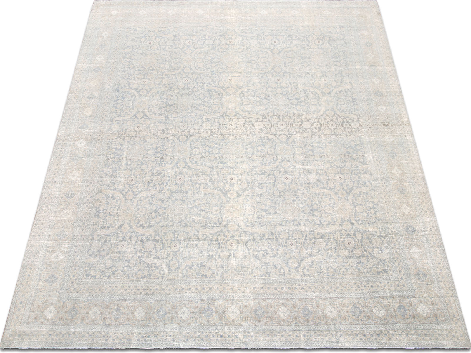 Antique Persian Tabriz Rug - 9'3" x 12'6"