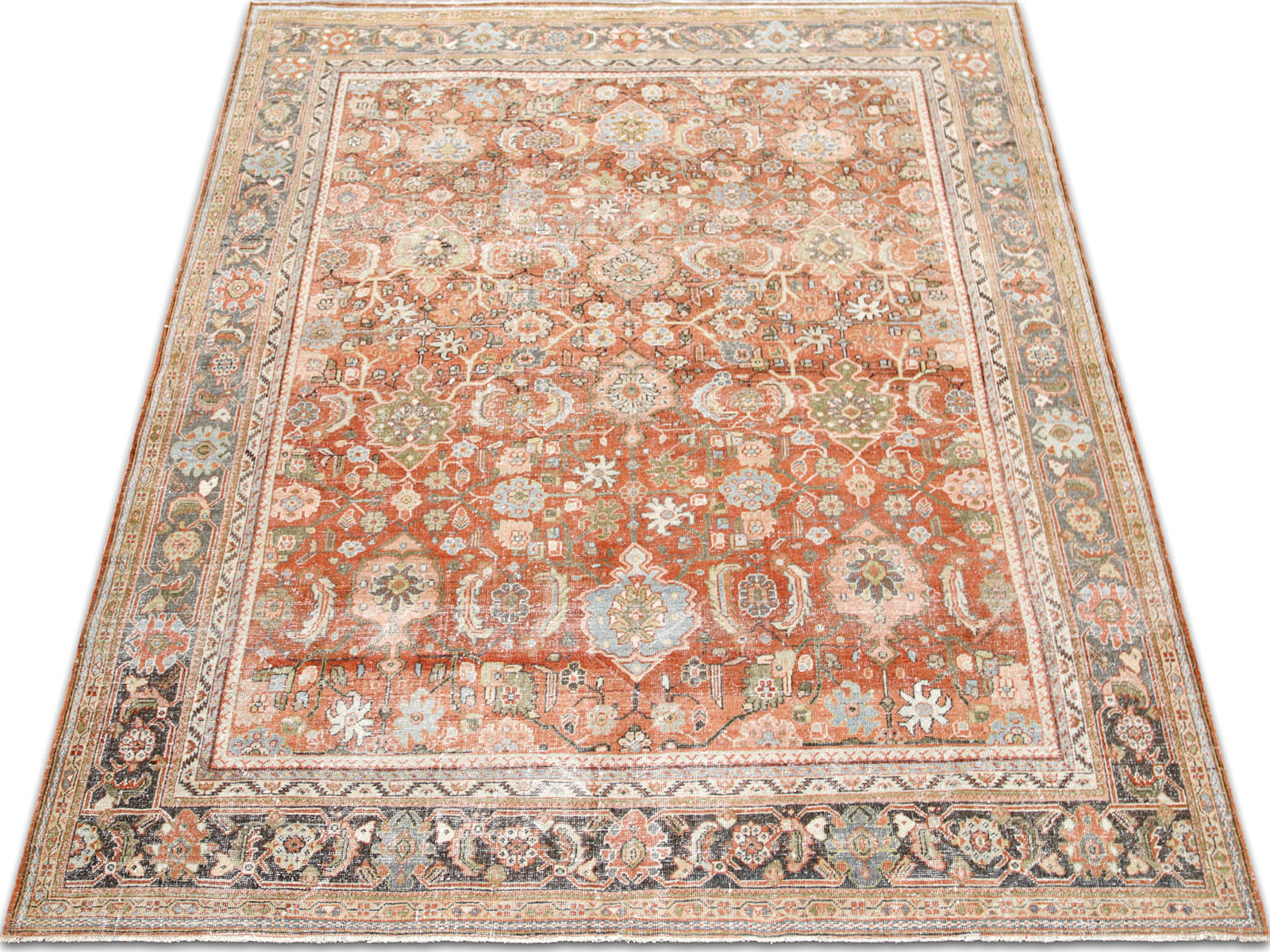 Antique Persian Mahal Rug - 8' x 10'7"