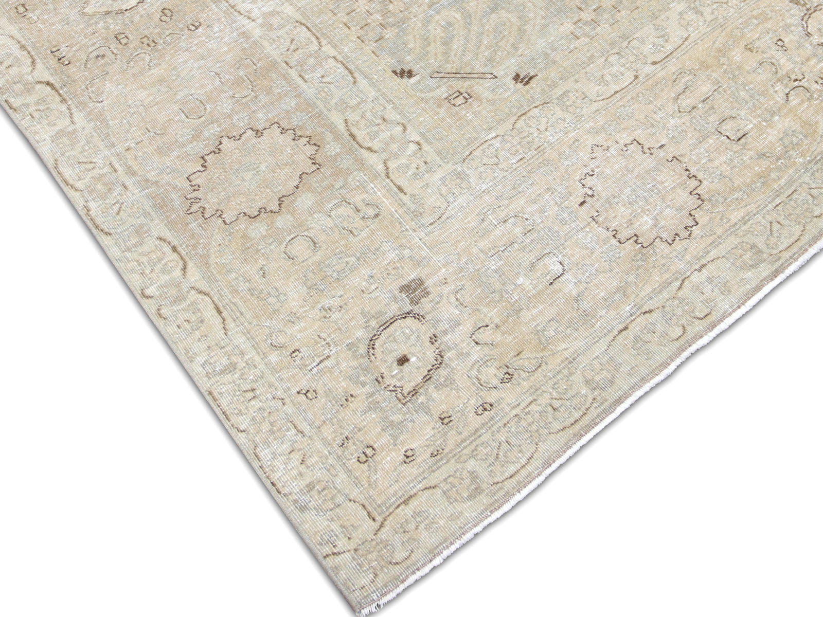 Semi Antique Persian Tabriz Rug - 8'9" x 12'