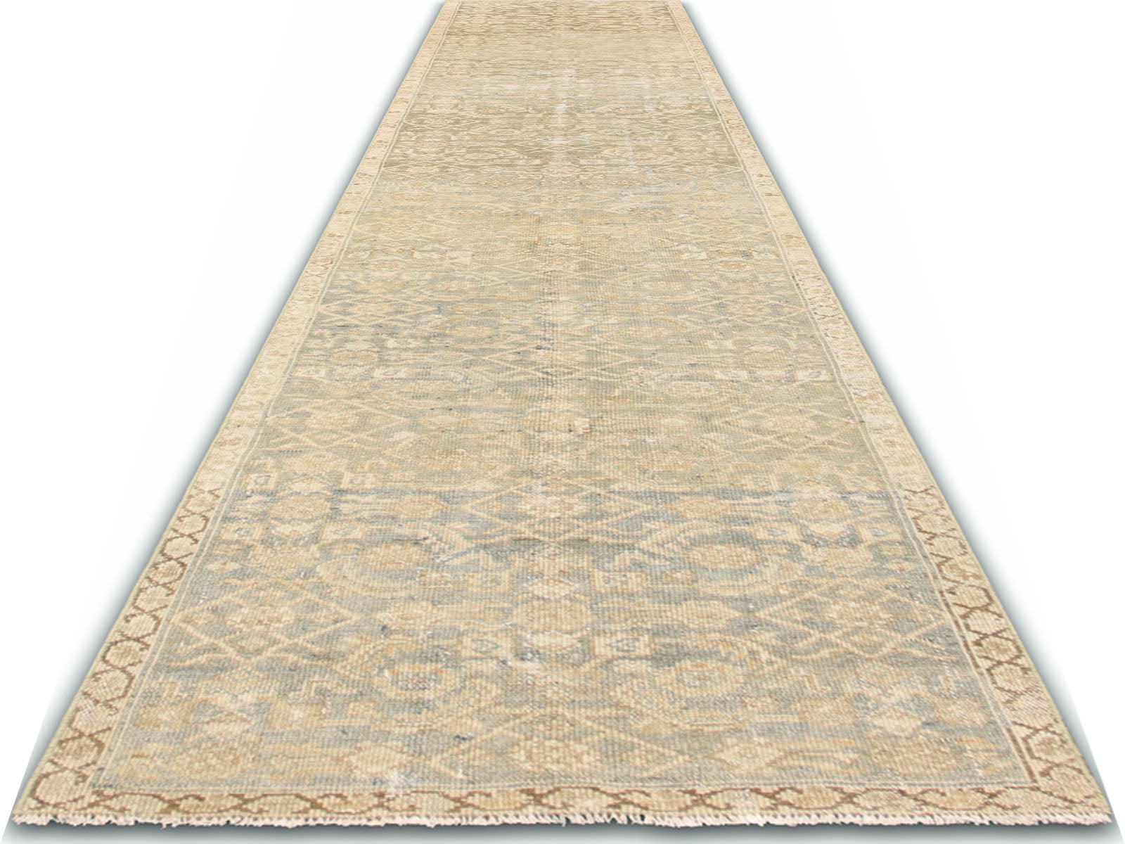 Antique Persian Melayer Runner - 2'2" x 12'9"