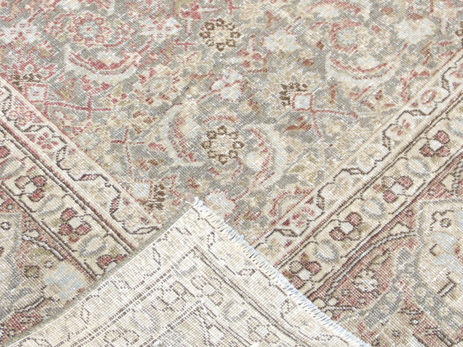 Semi Antique Persian Tabriz Rug - 7'2" x 10'10"