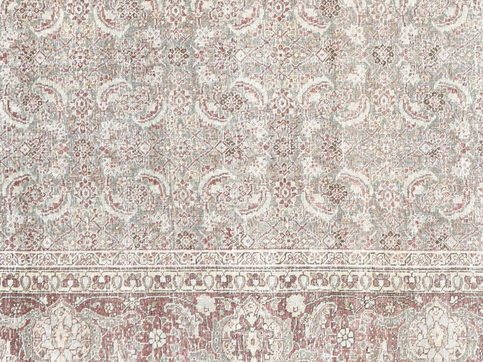 Semi Antique Persian Tabriz Rug - 7'2" x 10'10"