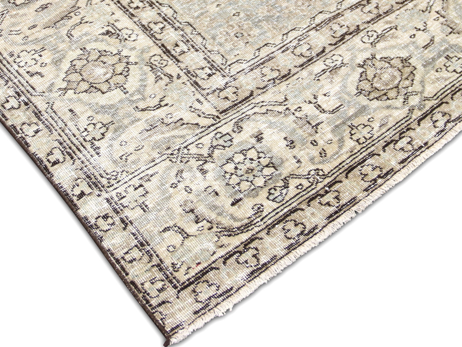 Antique Persian Tabriz Rug - 7'8" x 10'2"
