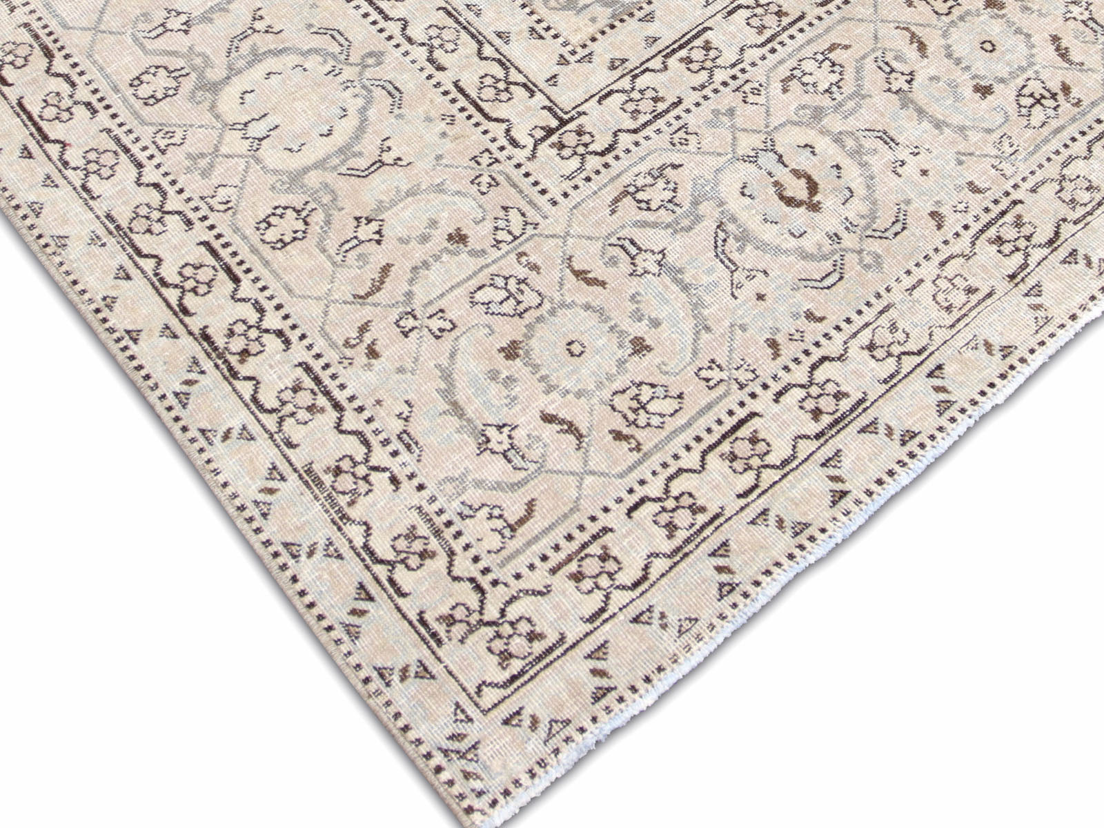 Antique Persian Tabriz Rug - 9'4" x 12'8"