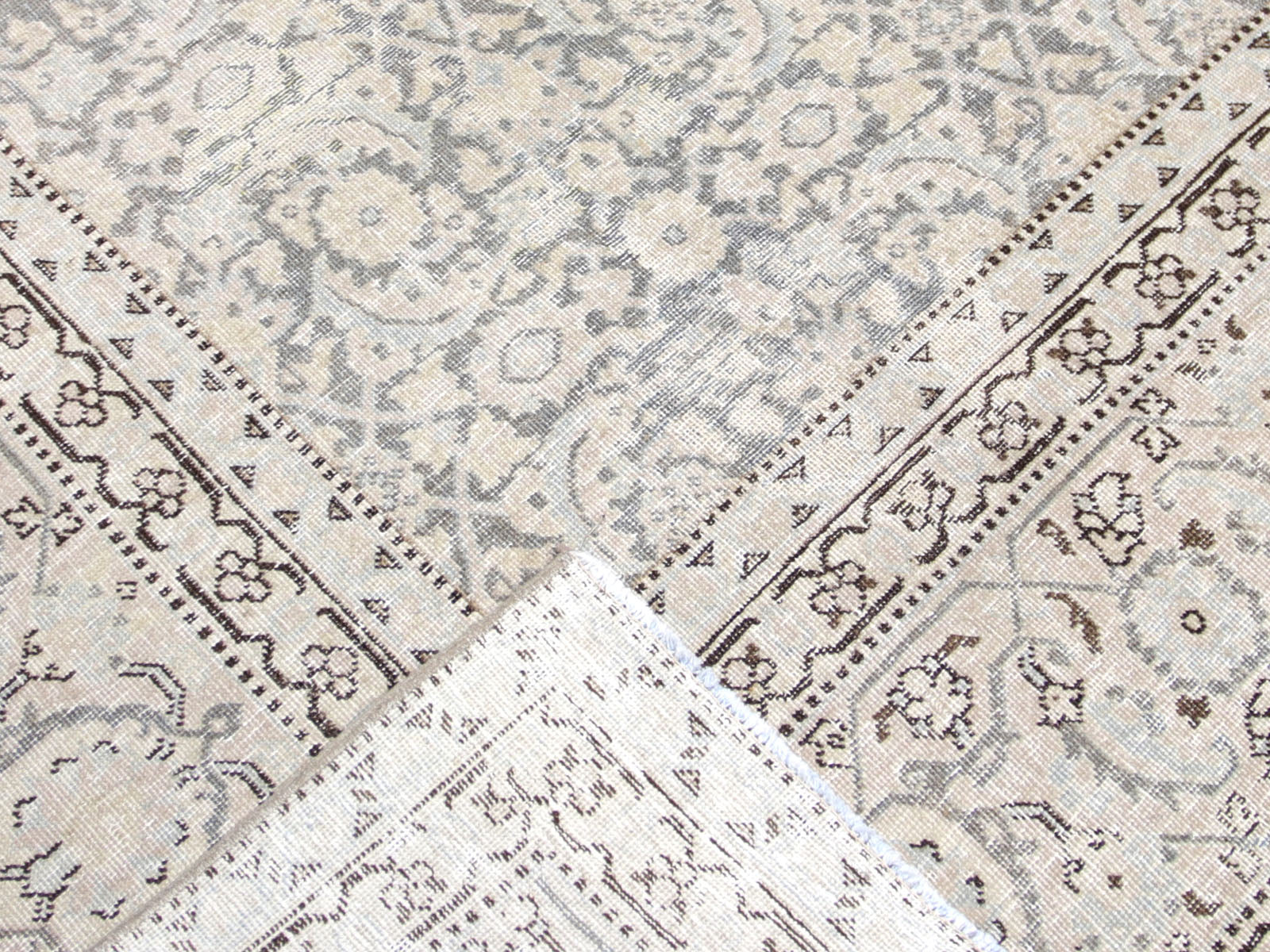 Antique Persian Tabriz Rug - 9'4" x 12'8"