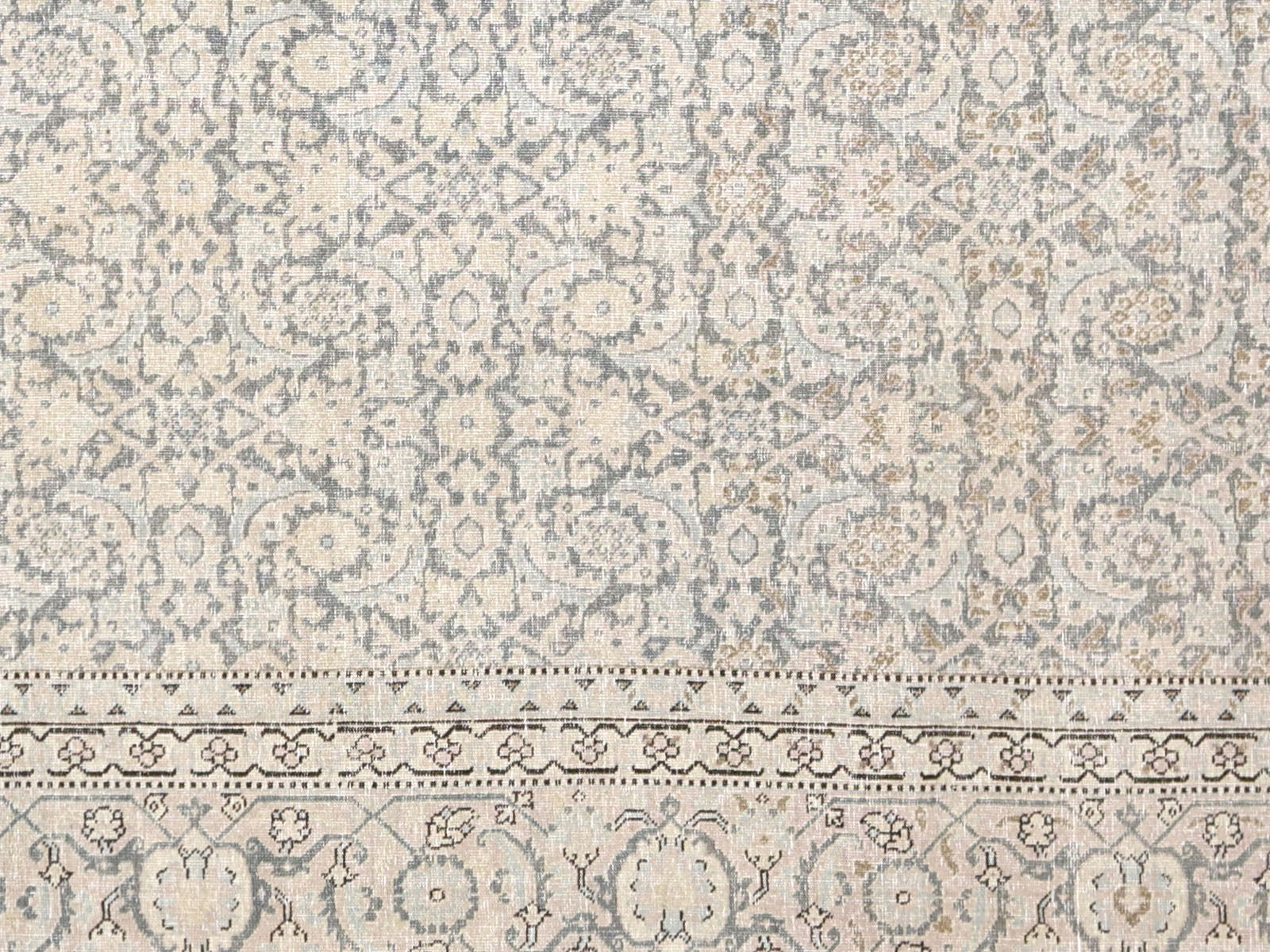 Antique Persian Tabriz Rug - 9'4" x 12'8"